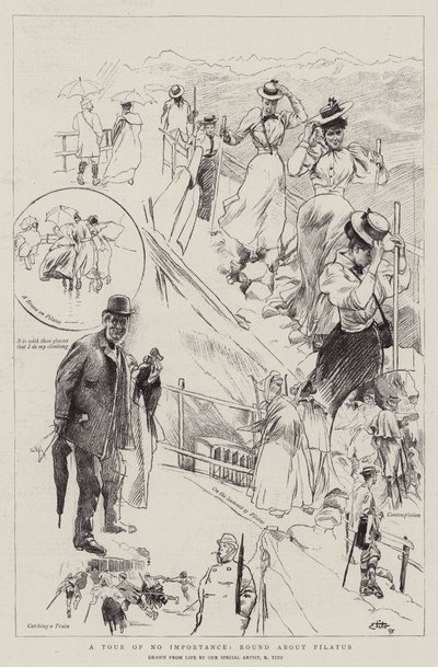 A Tour of No Importance, Round about Pilatus by Ettore Tito